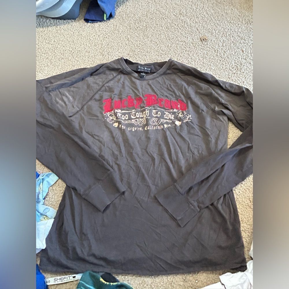 Lucky Brand Too Tough To Die Tshirt